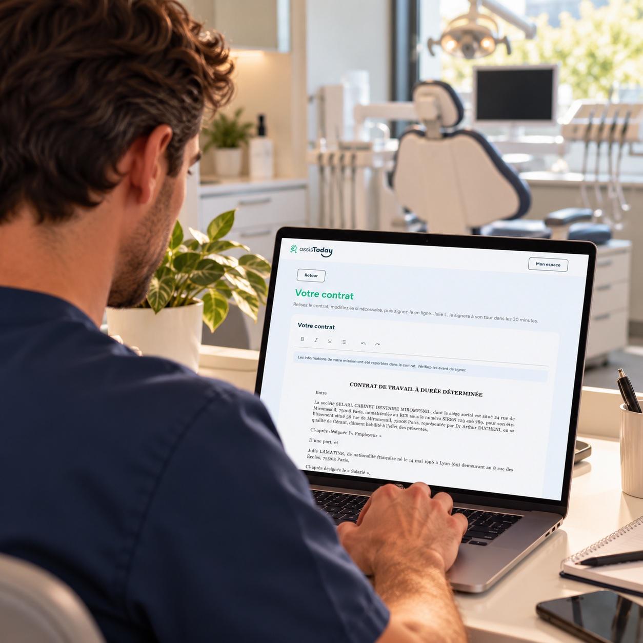 Modèles de contrats inclus